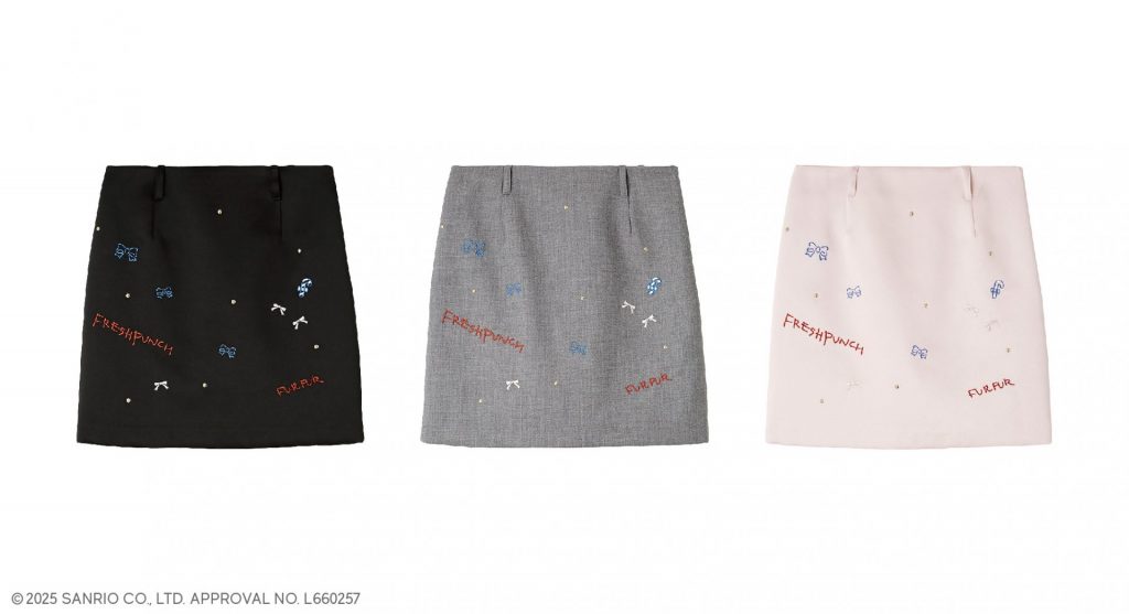 「FRESH PUNCH 刺繍スカート」（2万4200円）