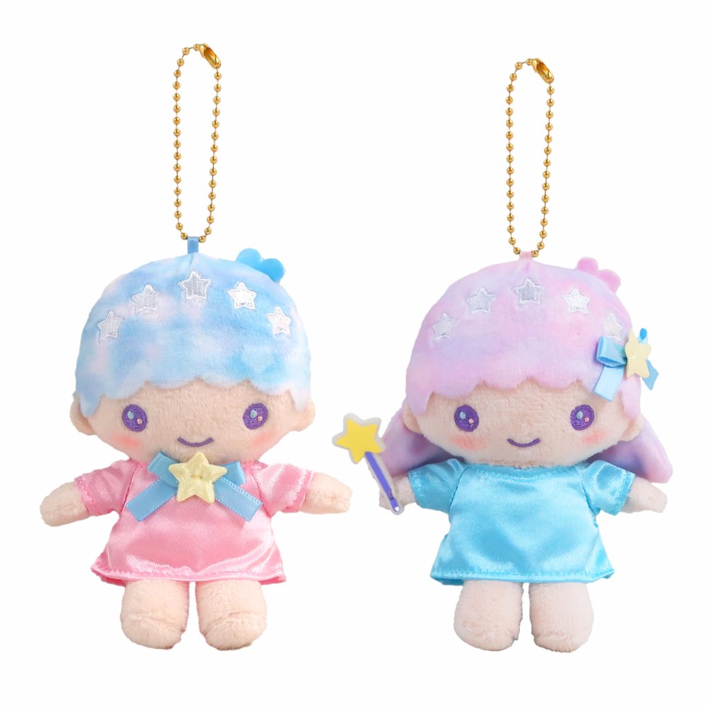 マスコット（キキ、ララ　各2200円）　(C)'25 SANRIO CO., LTD. APPR. NO. L660056