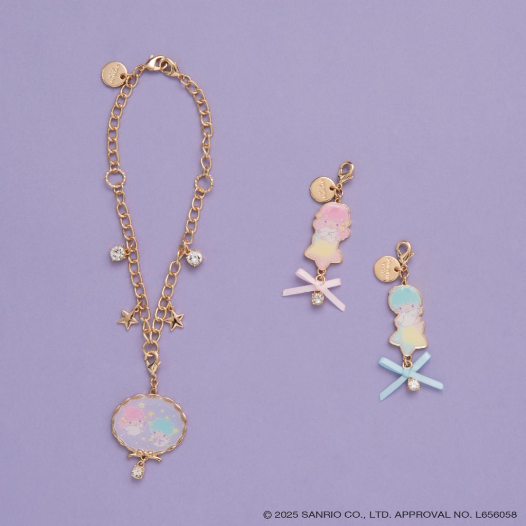 SAMANTHAVEGA　リトルツインスターズ「バッグチャーム」（5500円）、「ファスナーチャーム」（3850円）