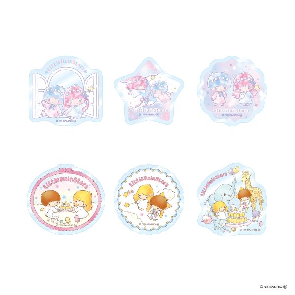 トレーディングクリアステッカー（全6種ランダム　各330円）　(C)'25 SANRIO CO., LTD. APPR. NO. L660056