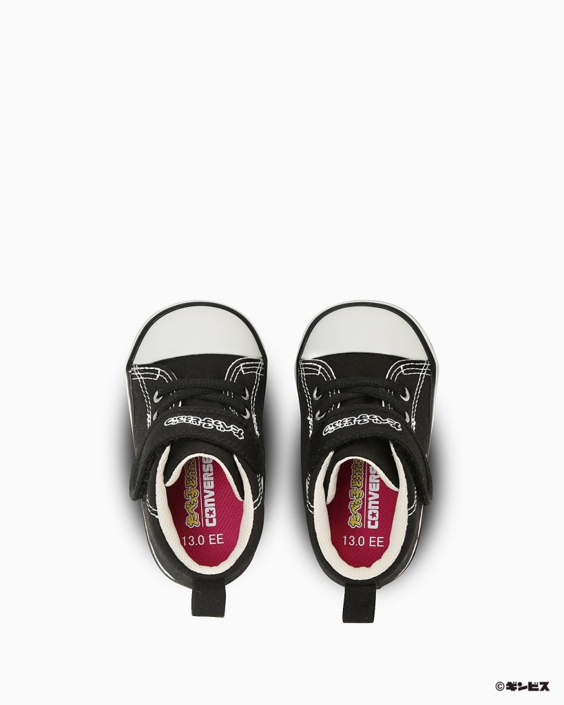 「BABY ALL STAR V-1 / TABEKKO DOUBUTSU」（カラー：ブラック　サイズ展開：12.0～15.0cm　6930円）