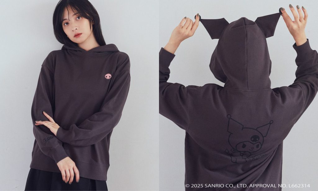 「マイメロディ&クロミ/earth 耳付きフーディー」（5999円）