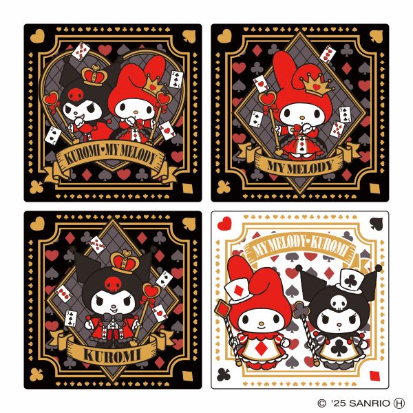トレーディングラバーコースター（全4種ランダム　各660円）　(C)'25 SANRIO CO., LTD. APPR. NO. L660056