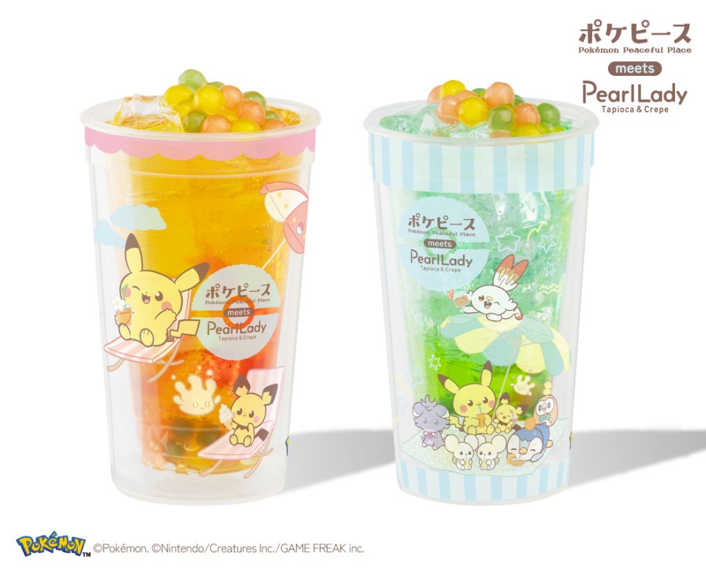 ポケピース　タピオカドリンク (C)Pokemon. (C)Nintendo/Creatures Inc./GAME FREAK inc.