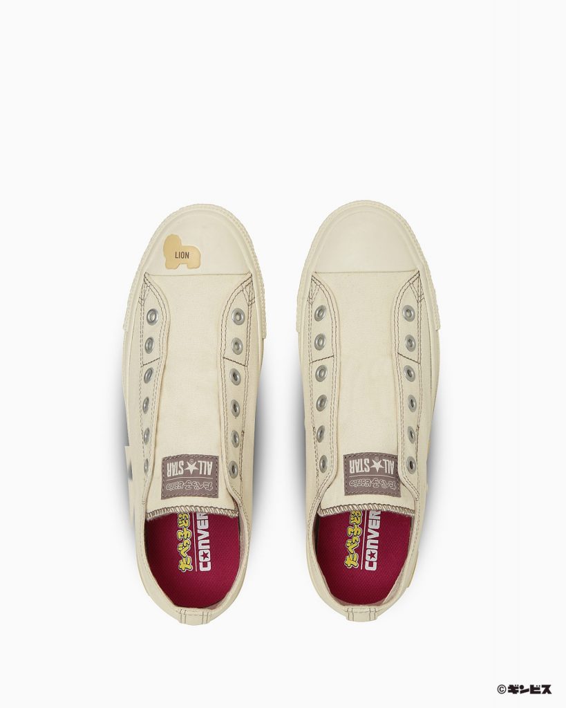 「ALL STAR BS SLIP OX / TABEKKO DOUBUTSU」（カラー：オフホワイト　9900円）