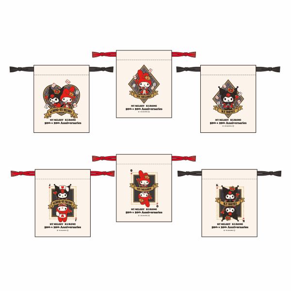 トレーディングミニポーチ（全6種ランダム　各770円）　(C)'25 SANRIO CO., LTD. APPR. NO. L660056