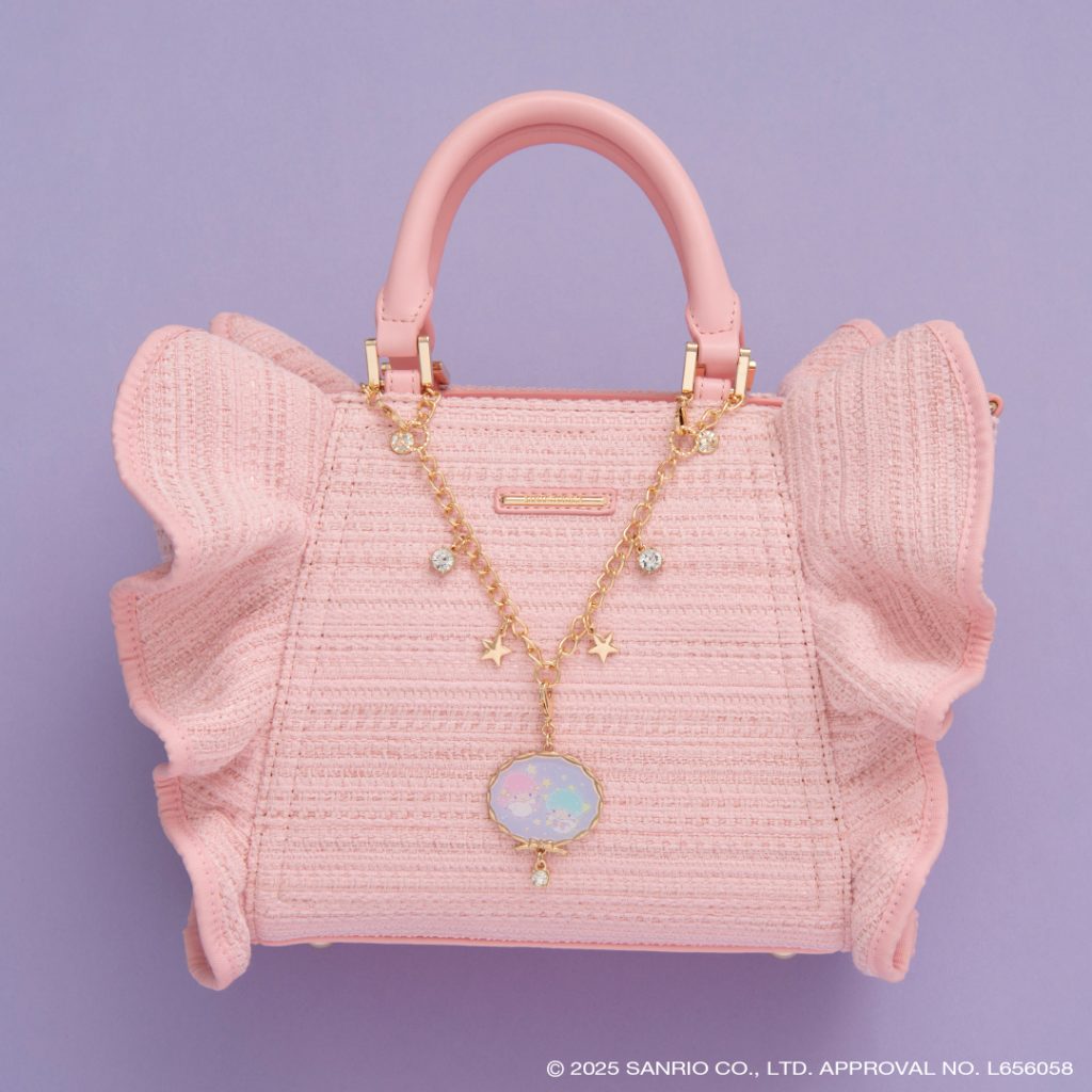 SAMANTHAVEGA　リトルツインスターズ（キキ＆ララ）「フリルハンドバッグ」（2万4200円）