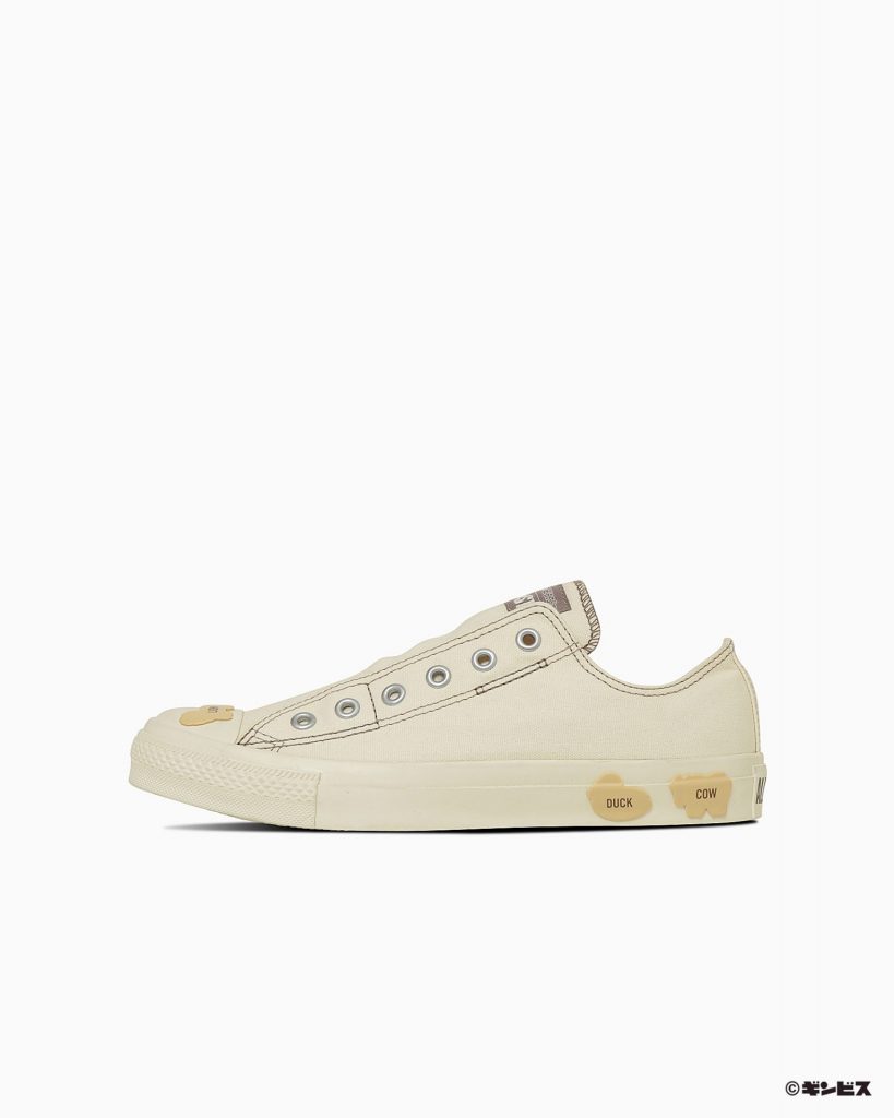 「ALL STAR BS SLIP OX / TABEKKO DOUBUTSU」（カラー：オフホワイト　9900円）