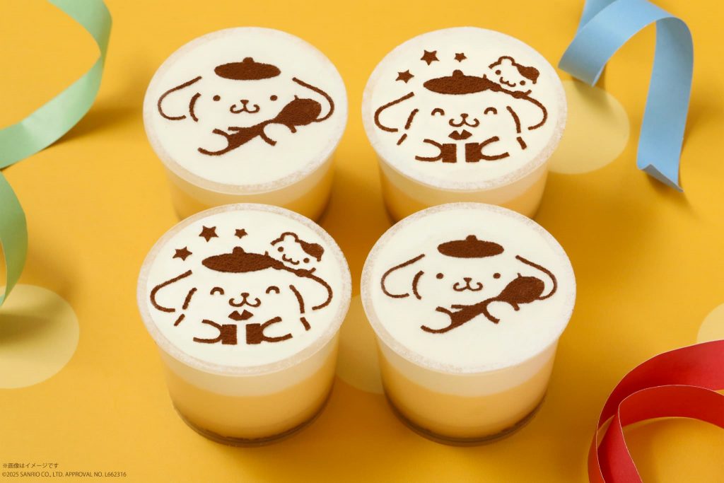 ポムポムプリンのミニプリン（500円）　(C)2025 SANRIO CO., LTD. APPROVAL NO. L662316
