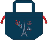 ELLEコラボ　ランチ型エコバッグ NV（1980円）　(C)'25 SANRIO CO., LTD. APPR. NO. L660056