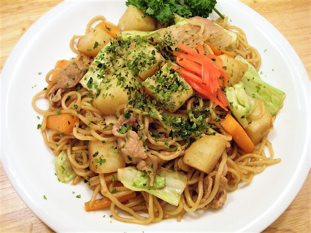 ポテト入り焼きそば