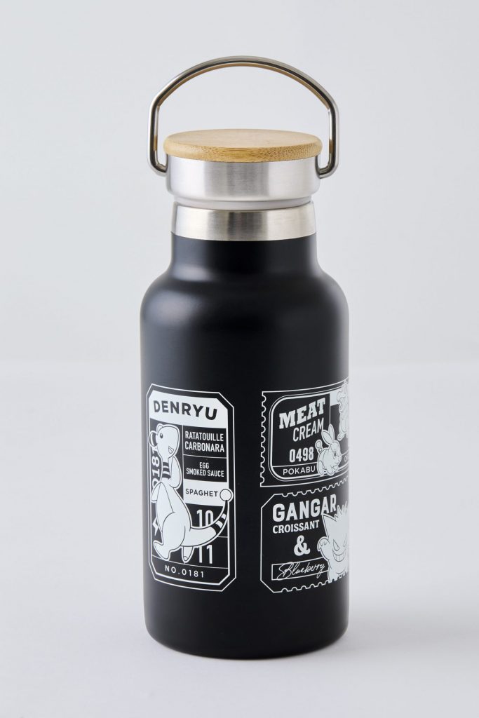 ポケモンオリジナルウッドキャップ・ステンレスボトル（3850円）　(C)2025 Pokemon. (C)1995-2025 NintendoCreatures Inc.GAME FREAK inc.