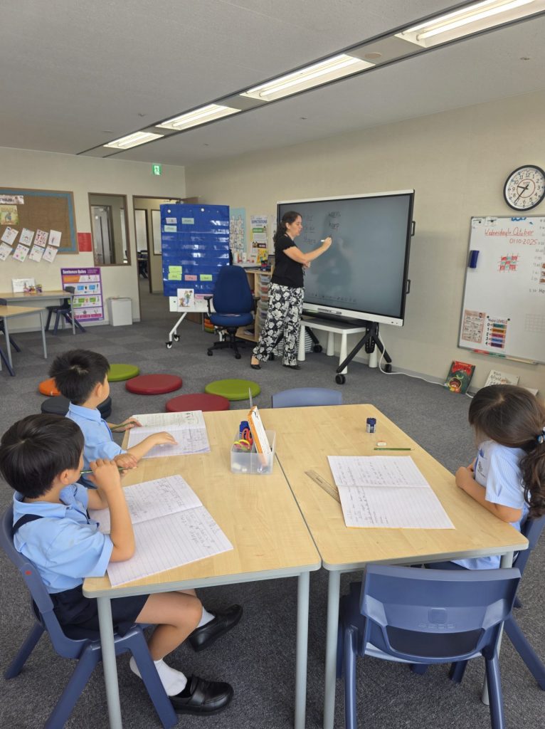 授業の様子　画像提供：NLCS Kobe