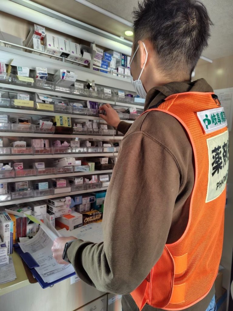 能登半島地震支援の様子　提供：一般社団法人姫路薬剤師会