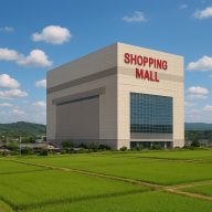 地元の風景イメージ（※生成AIで作成）