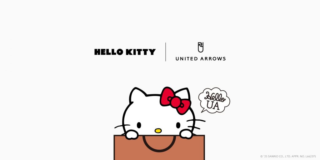 ユナイテッドアローズから「ハローキティ」との初のコラボレーションアイテム4種が発売