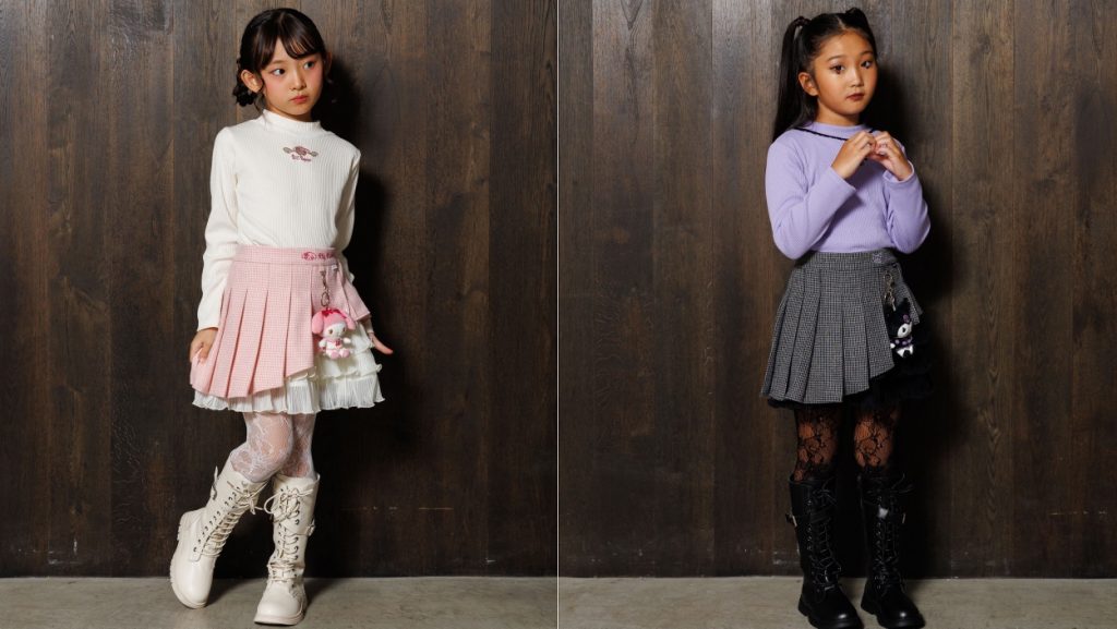 【10C REPIPI】マイメロディ/クロミ「プチハイリブトップス」（全4種　2490円）、「ドッキングプリーツスカート」（全2種　3991円）、「マスコットチャーム」（全4種　2200円）