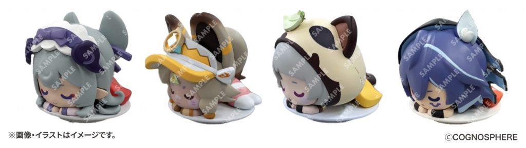前半　コラボ限定ミニフィギュア（全4種類）イメージ　(C)COGNOSPHERE