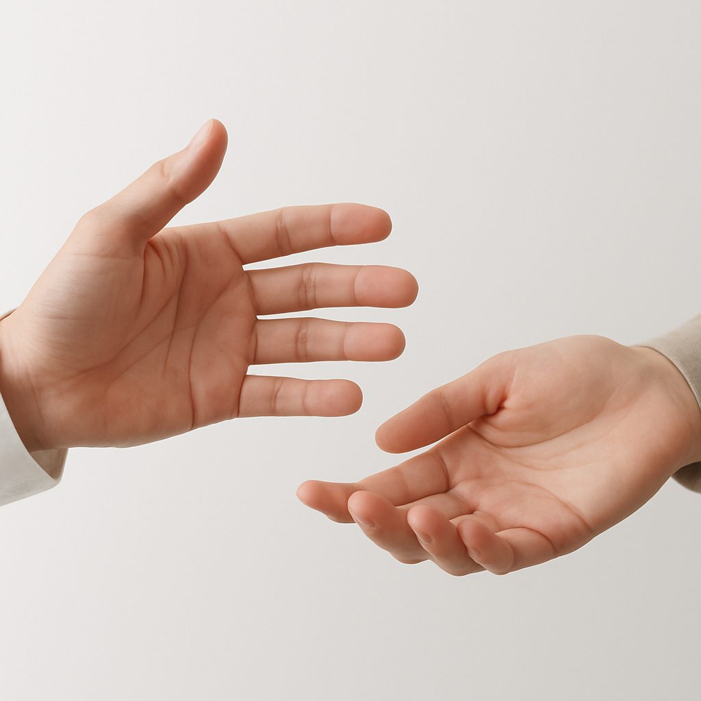 相談する？イメージ（※生成AIで作成）