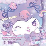 クロミ20周年をお祝いしたテーマカフェが開催決定！11月20日～ (C)2025 SANRIO CO., LTD. APPROVAL NO. L661943