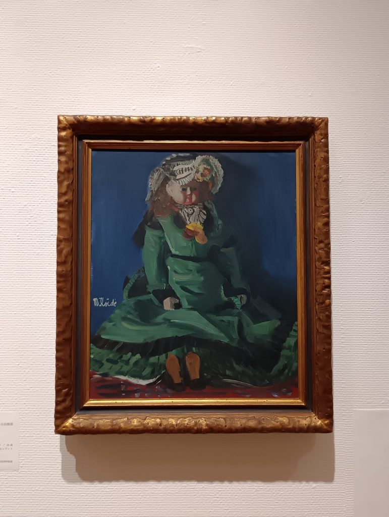 小出楢重「仏蘭西人形」1923年　油彩、カンヴァス、芦屋市立美術博物館蔵