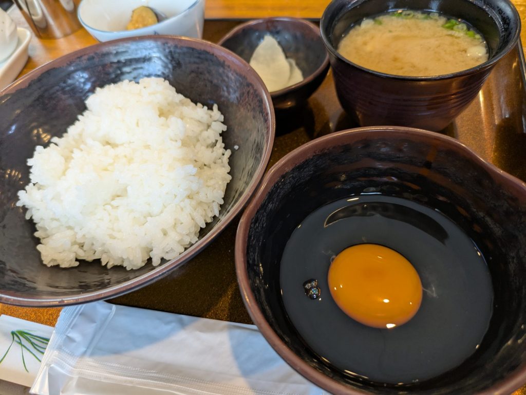 タズミの卵の卵かけご飯