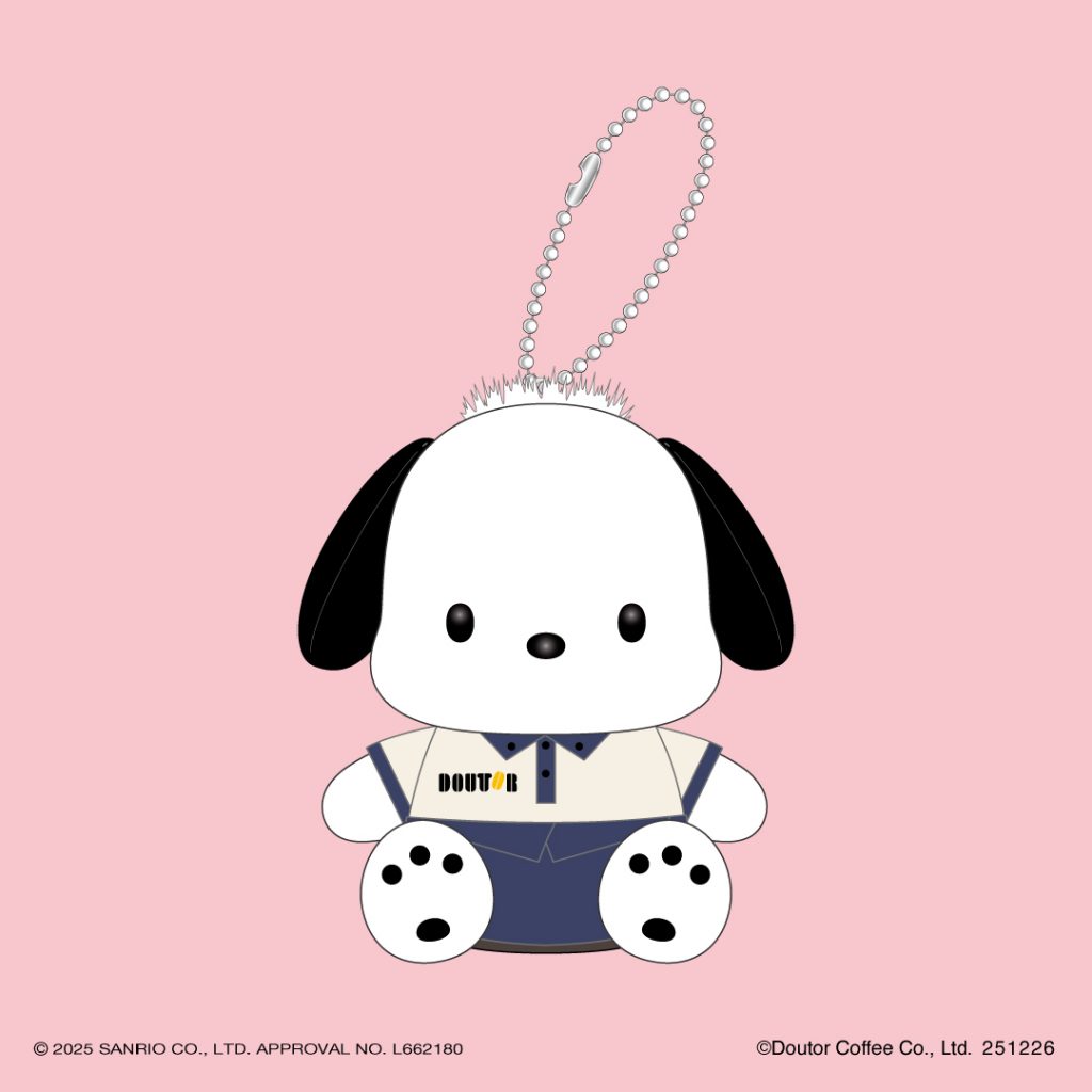ポチャッコ　オリジナルマスコットチャーム　(C)'25 SANRIO CO., LTD. APPR. NO. L662180
