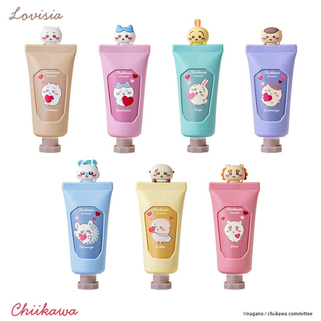 「Lovisia ちいかわマスコットハンドクリーム」（1100円）
