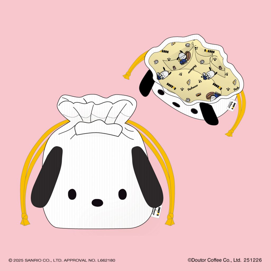 ポチャッコ　オリジナル巾着　(C)'25 SANRIO CO., LTD. APPR. NO. L662180