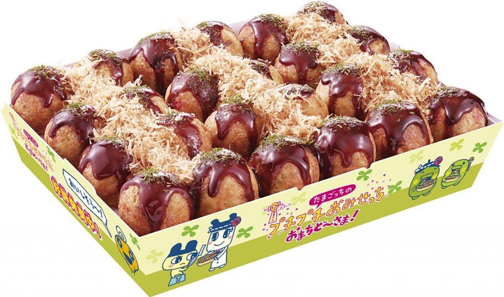 お持ち帰り専用『プチプチおみせっち だんらんパック』（たこ焼・ソース　1箱24個入り　1944円）