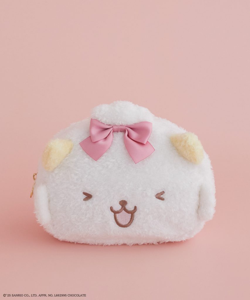 がおぱわるぅ フェイスポーチ（カラー：White　5200円）