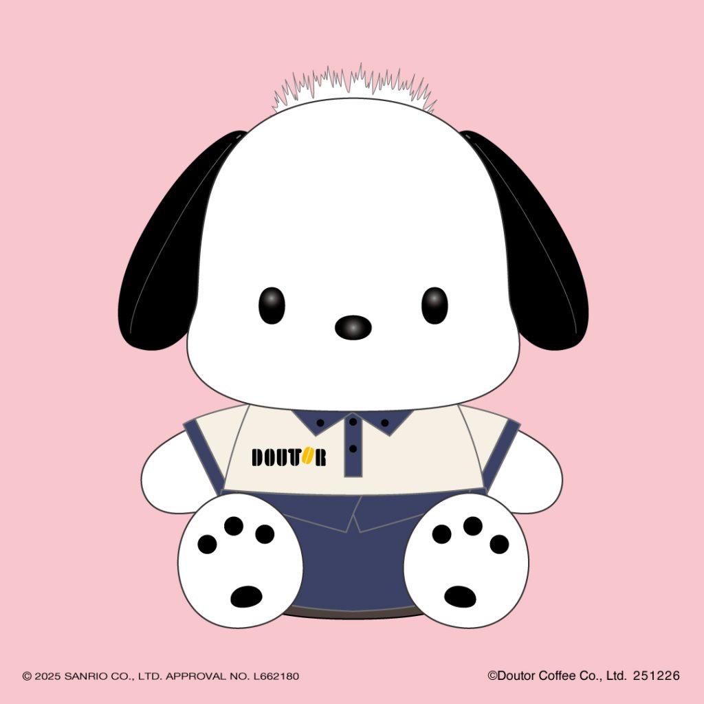 ポチャッコ　オリジナルぬいぐるみ　(C)'25 SANRIO CO., LTD. APPR. NO. L662180