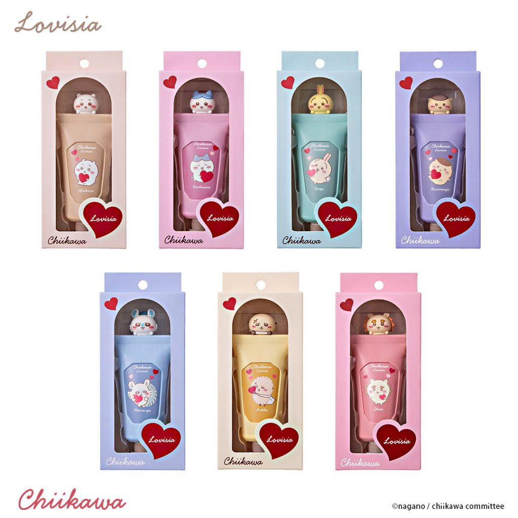 「Lovisia ちいかわマスコットハンドクリーム」（1100円）
