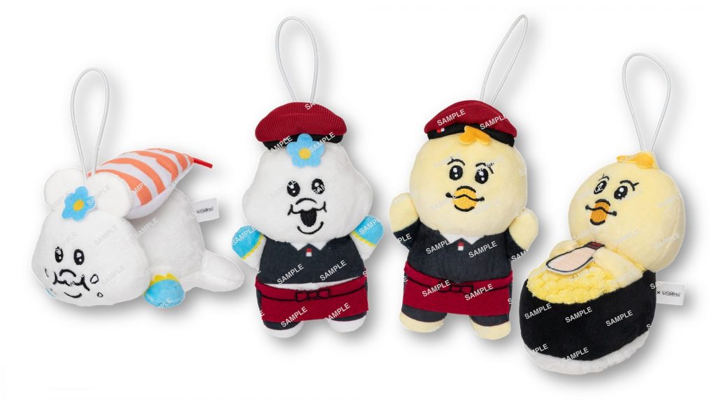 【後半：10月22日（水）～】コラボ限定マスコット（全6種）イメージ