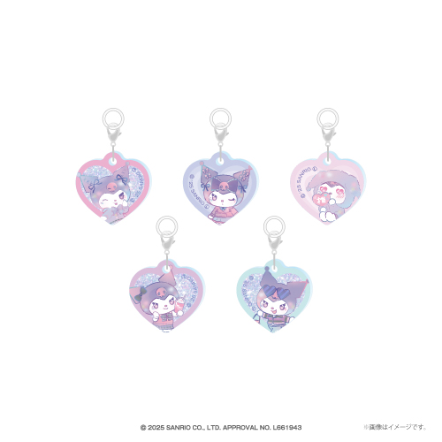 スストローチャーム（ランダム5種 660円）※DRINK・SIDE DRINK1品注文につき5個まで購入可能 (C)2025 SANRIO CO., LTD. APPROVAL NO. L661943