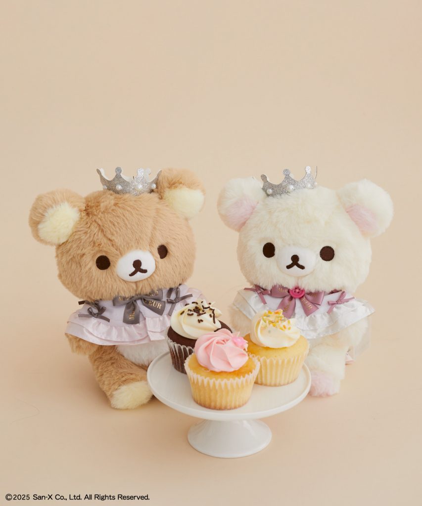 「リラックマ ぬいぐるみ」（6050円）、「コリラックマ ぬいぐるみ」（6050円）