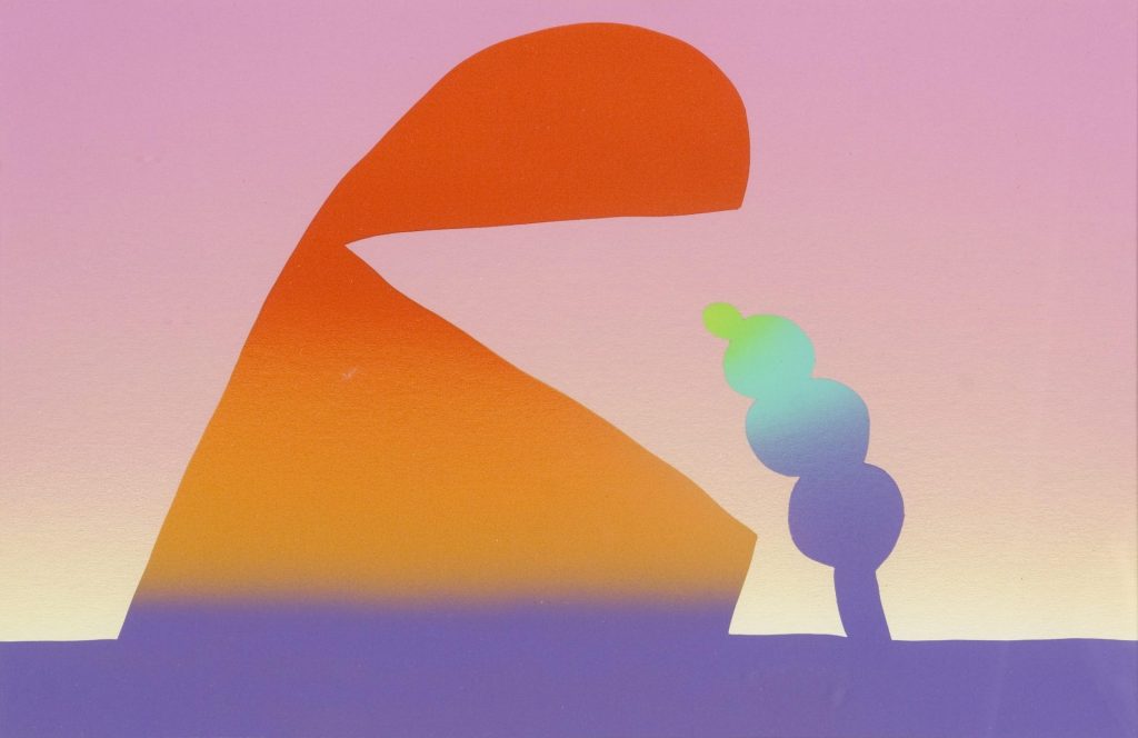 元永定正『もこ もこもこ』、作家蔵　(c) Motonaga Archive Research Institution.Ltd