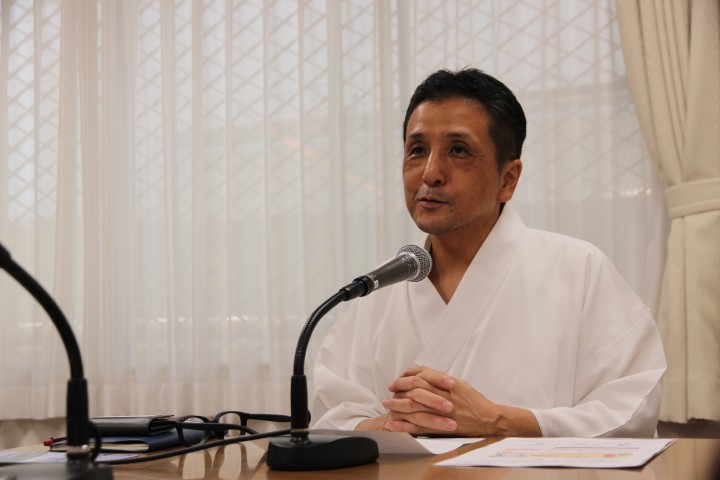 蛭子神社（神戸市兵庫区）の宮司、井上優さん