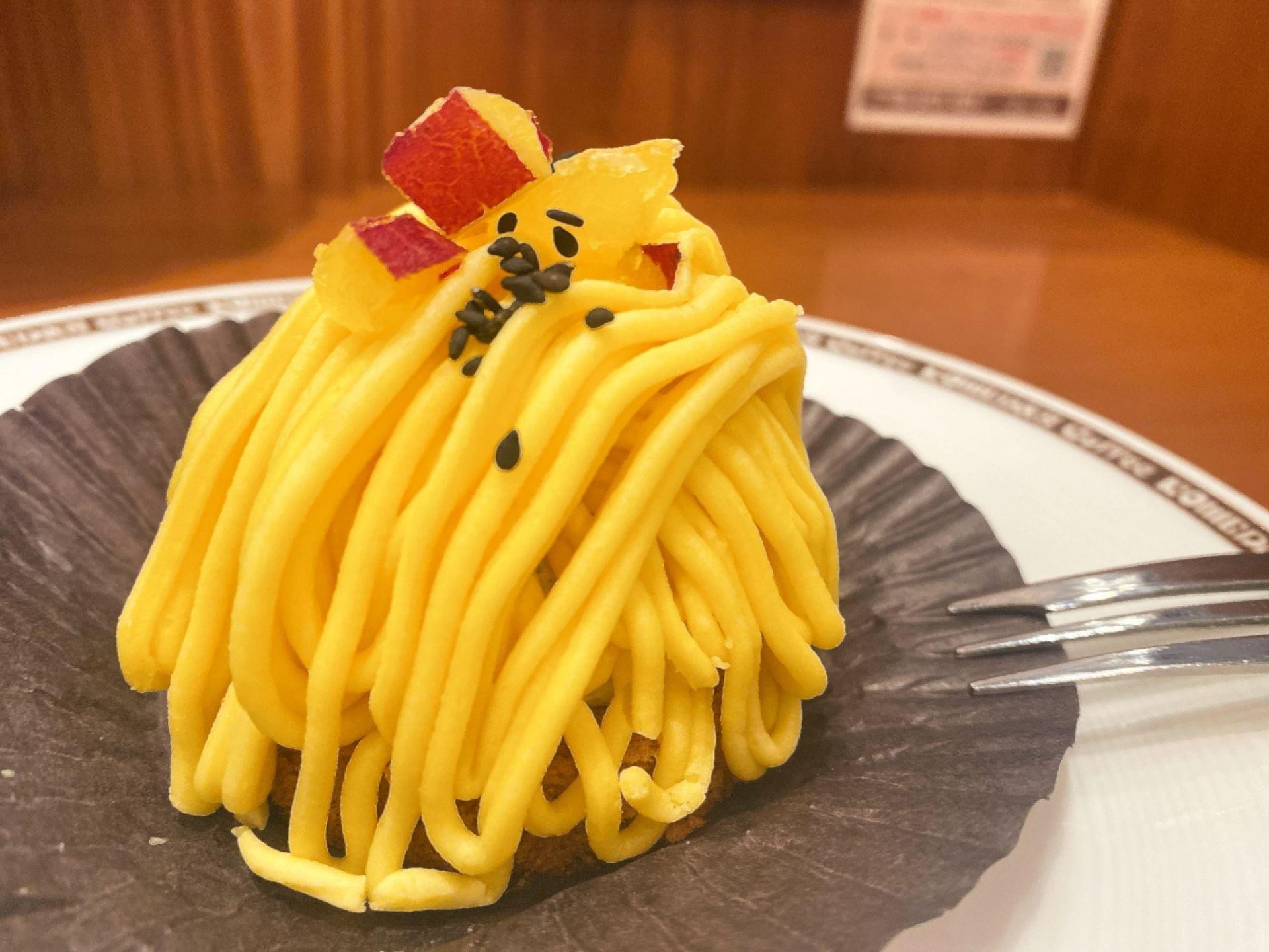 もんぶらん 鳴門金時×黒ごま！ コメダ新作『ごまいもんぶらん』は素朴で香ばしい和