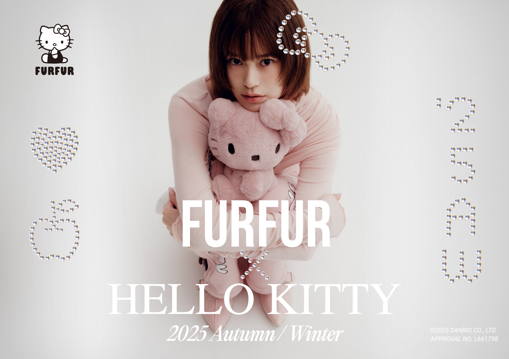初コラボ！「FURFUR×ハローキティ」発売！ぬいぐるみバッグや“はろぅき