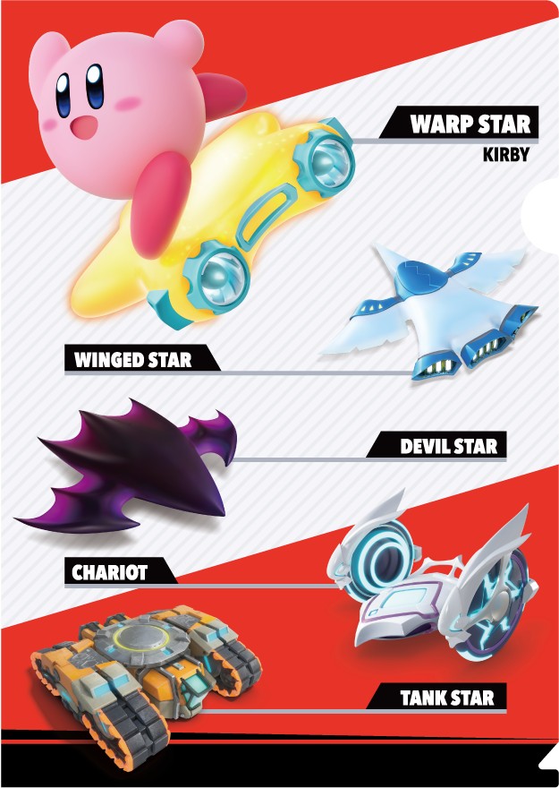 ファミマ「カービィたちの超まんぞくフェス」第2弾　『カービィのエアライダー』デザイン　オリジナルA4 クリアファイル　(C)Nintendo / SORA (C)Nintendo / HAL Laboratory, Inc.