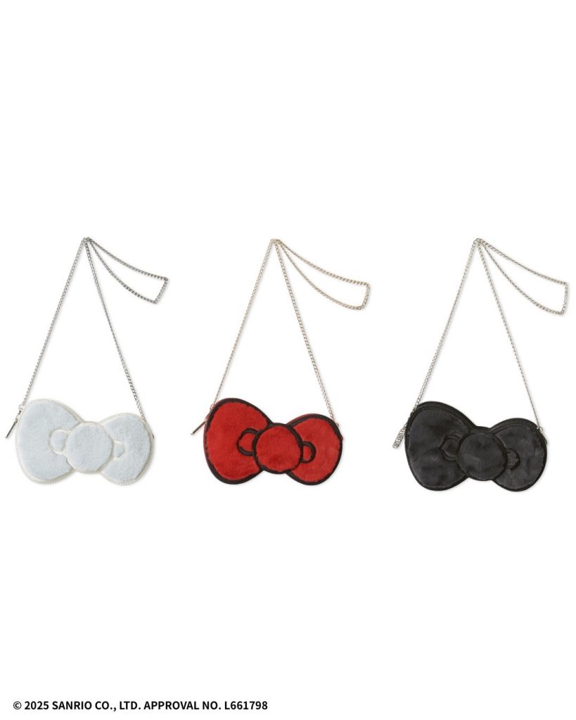 「HELLO KITTYリボンバッグ」（カラー：SAX,RED,CGRY　1万5400円）