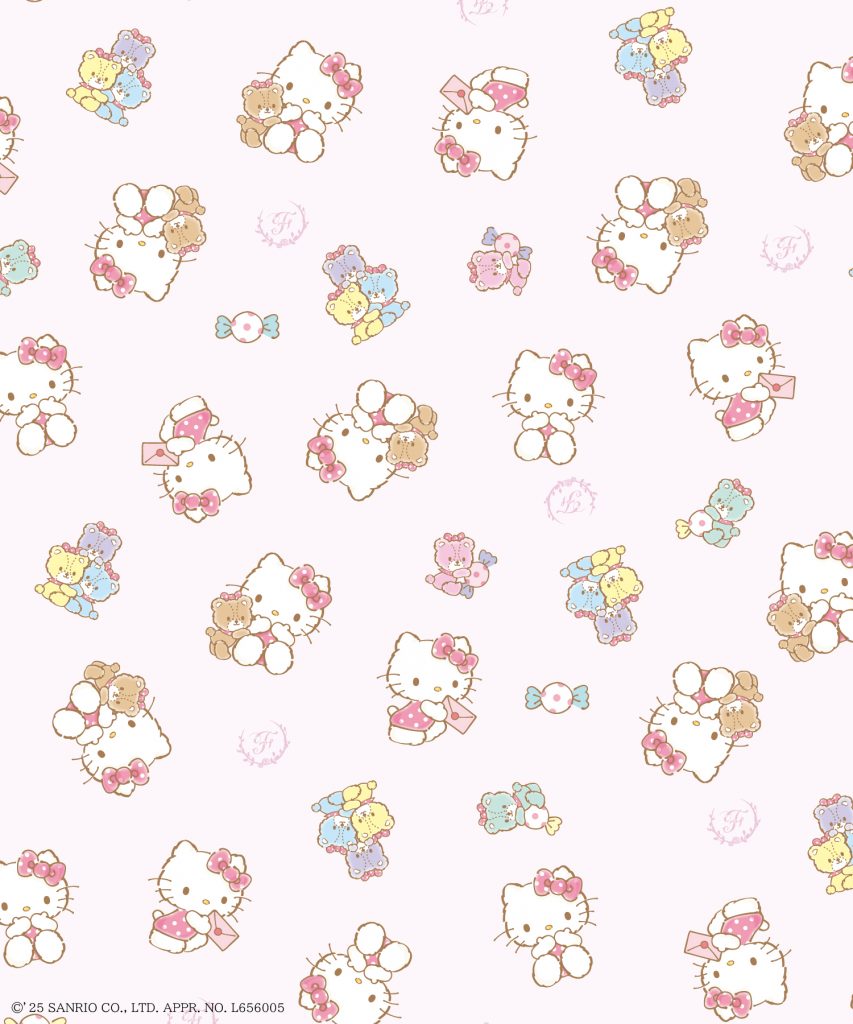 ダブルリボントートバッグとポーチの裏地デザイン