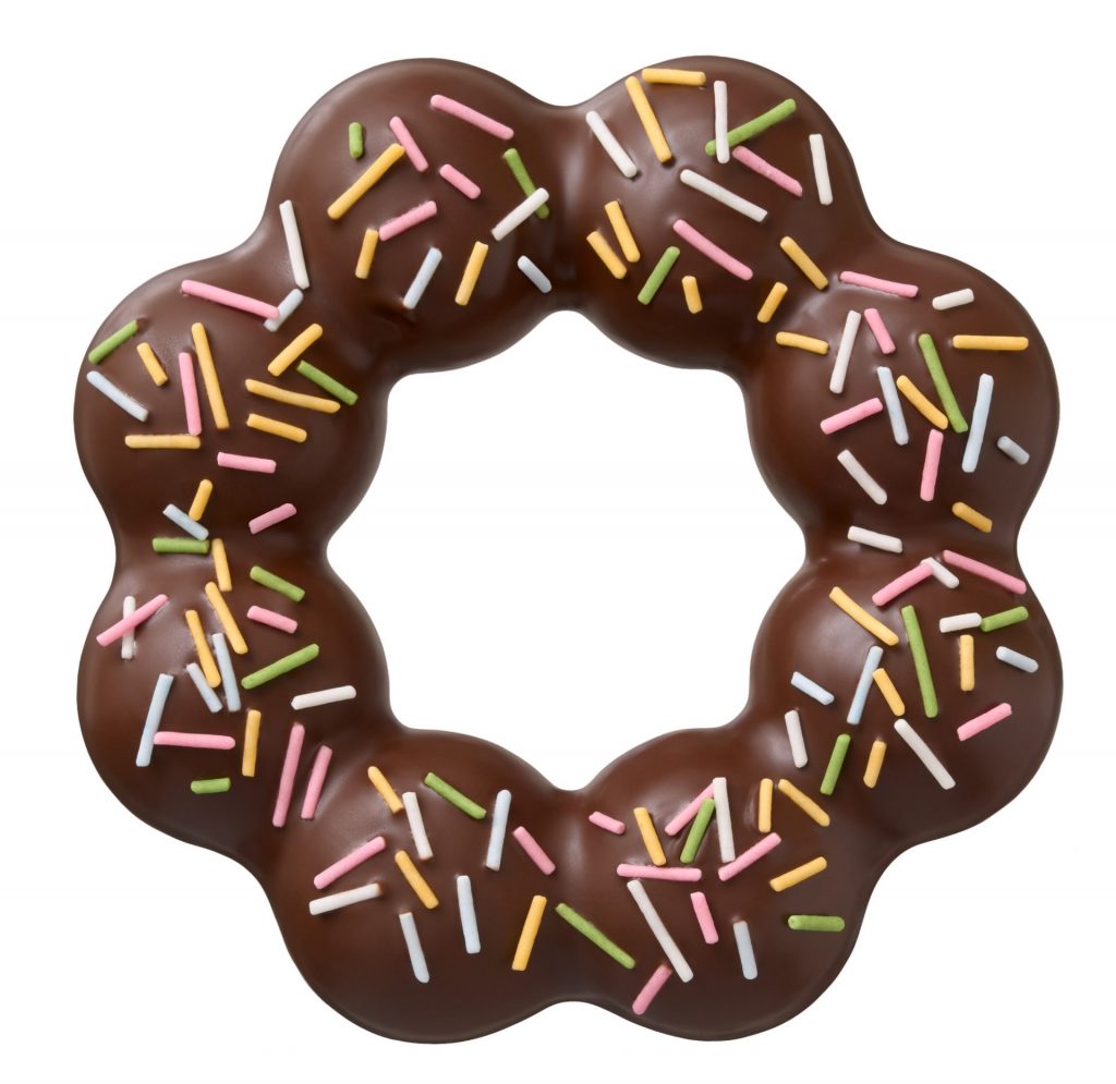 ポン・デ・リース チョコ（テイクアウト　194円、イートイン　198円）