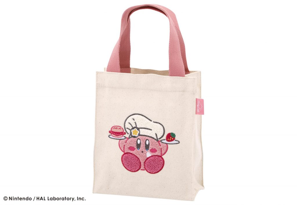「カービィのストロベリーバーガー　スクエアトートバッグ」（1350円）　(C)Nintendo / HAL Laboratory, Inc.