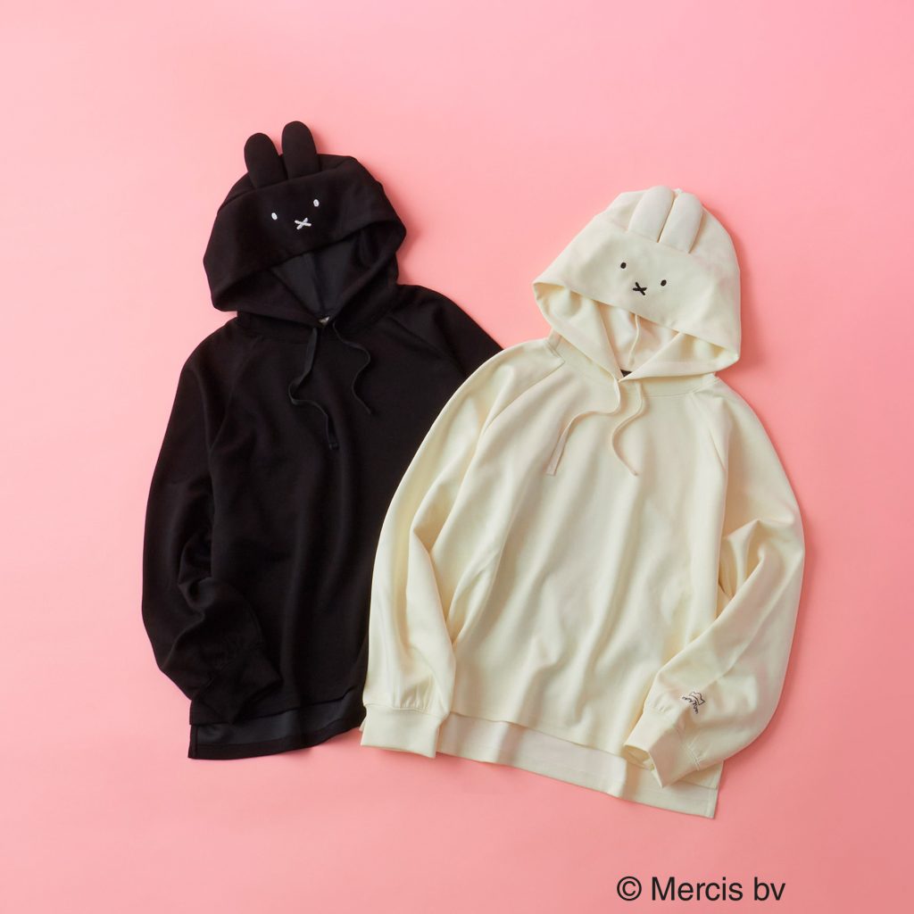 miffy x OPAQUE.CLIPポイント刺しゅう入りフーディ―（5479円）
