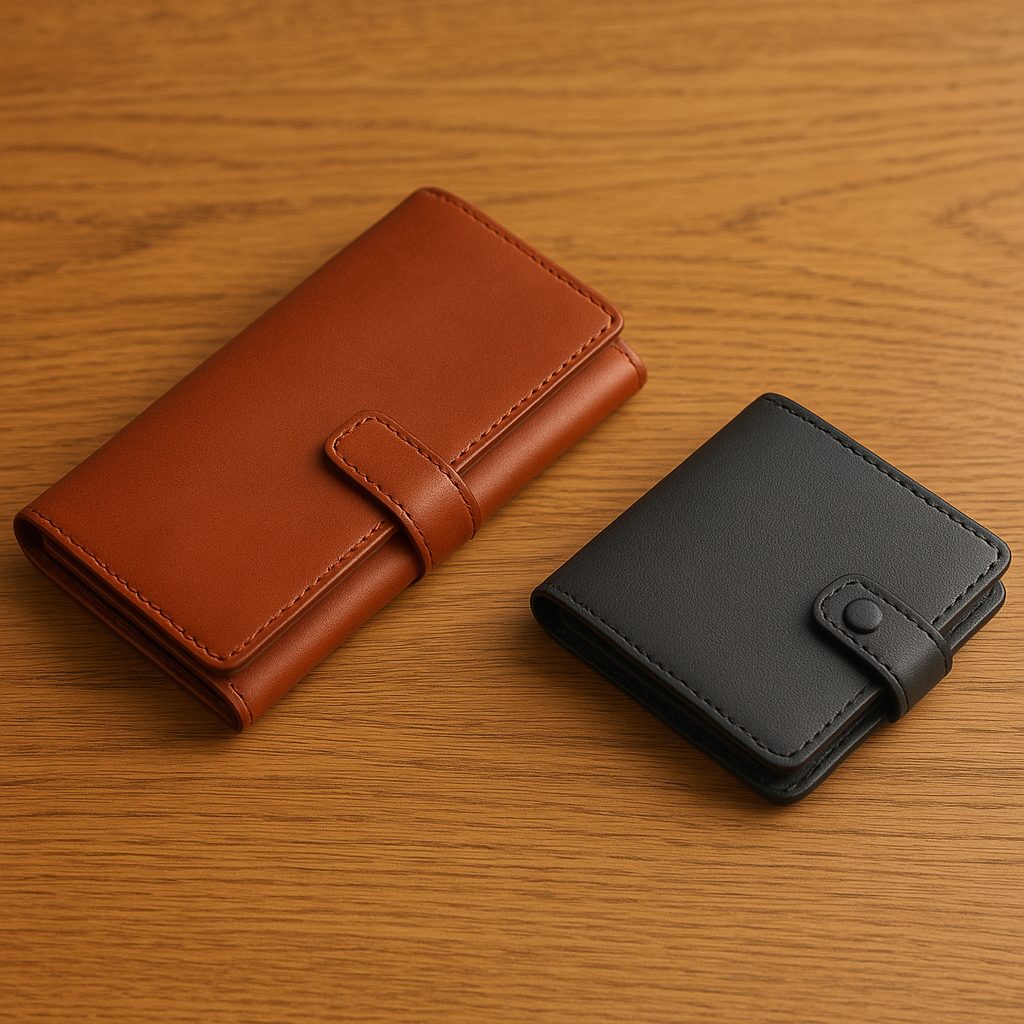 財布は「二つ折り派」「長財布派」どっち？（※生成AIで作成）