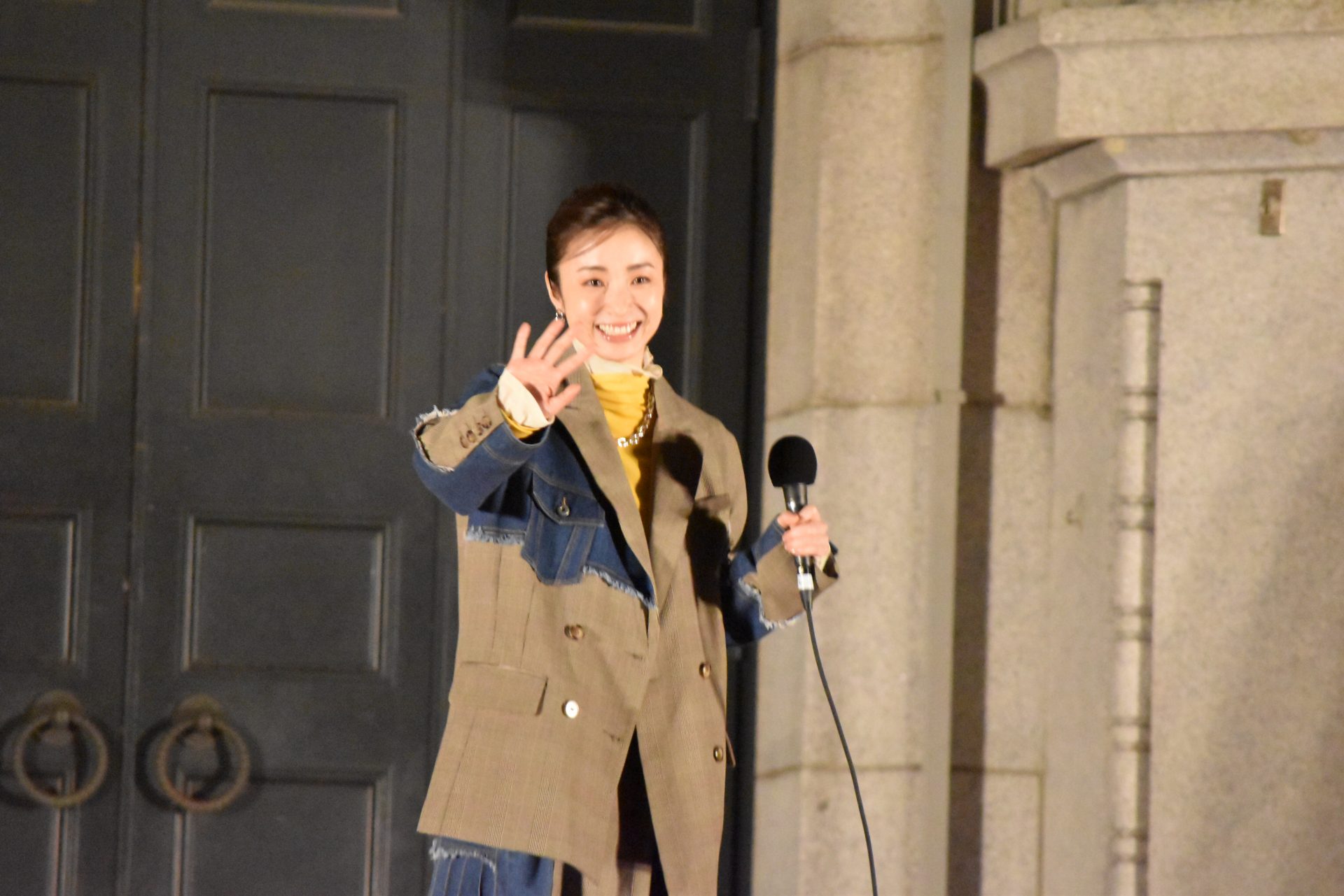 上戸彩 今年6度目の来阪に笑顔 「大阪は何回来ても最高に楽しいし