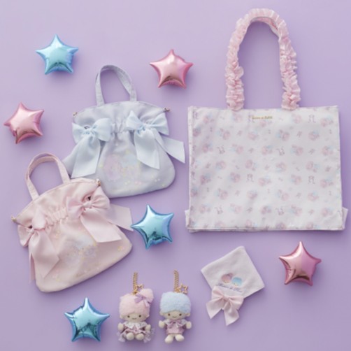 Maison de FLEURから「リトルツインスターズ」のキキ&ララとコラボレーションした新作4型が登場