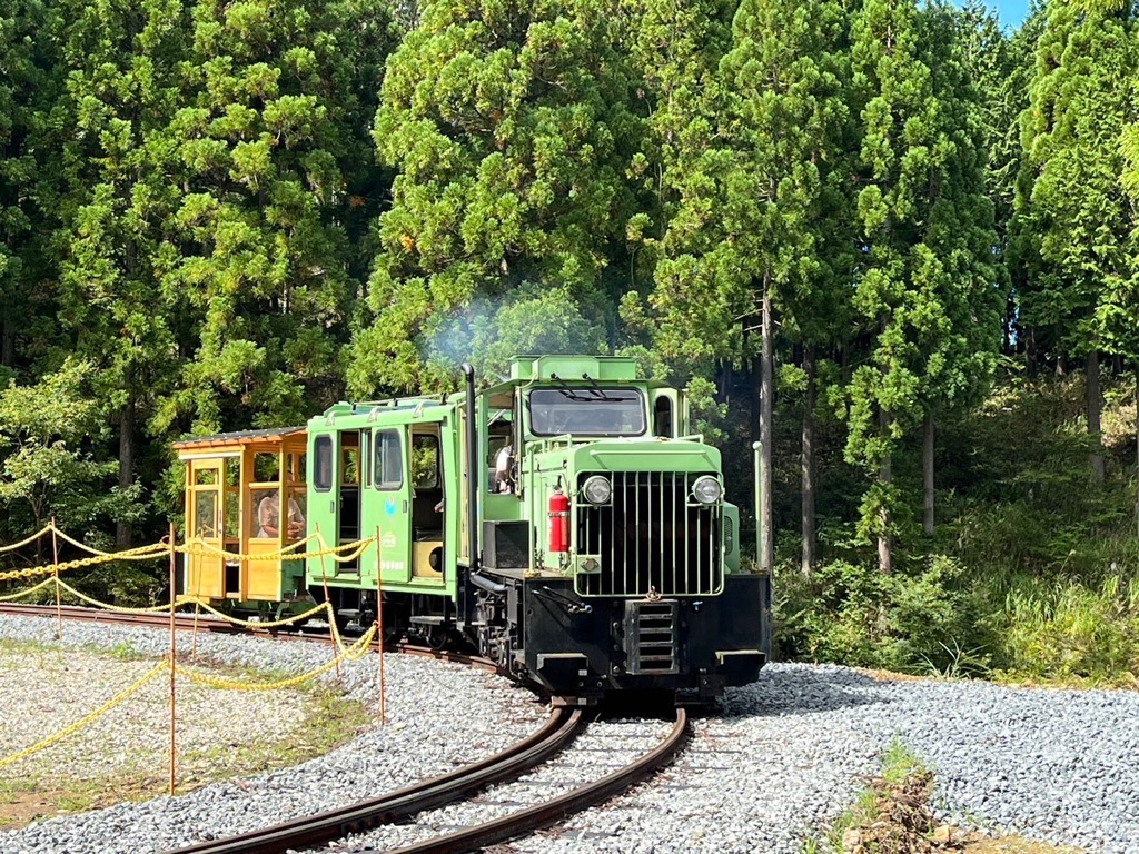 住民らの手で復活した「波賀森林鉄道」（画像提供：宍粟市）